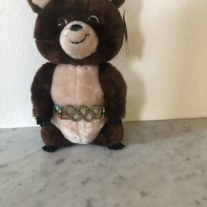 “Misha” bear - Vintage 1980 Olympic mascot - 12” Dakin plush